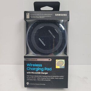 Samsung Wireless Charging Pad With MicroUSB Charger Fast Charge Technology NIB
